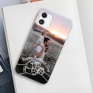 Custom Photo Phone Case for Dad, Father&#39;s Day Gift, iPhone 16 15 14 13 12 11 XS Case, Fathers Day Protective Case, Phone Cover Gift from Kid