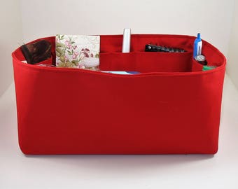 Purse Organizer Insert - Fits Neverful MM - Inside pockets only - Choose color from drop down menu.