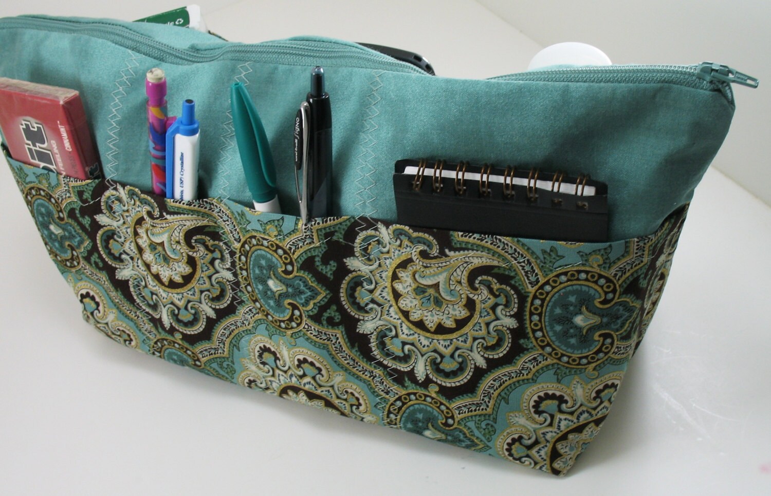small purse organizer with zipper