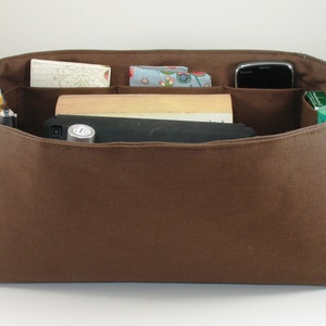 Purse Organizer Insert - fits LV Speedy 35 - Inside pockets only - Choose color from drop down menu.
