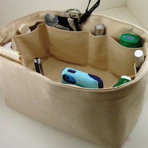 Purse Organizer Insert - fits LV Speedy 30 - Inside pockets only - Choose color from drop down menu.
