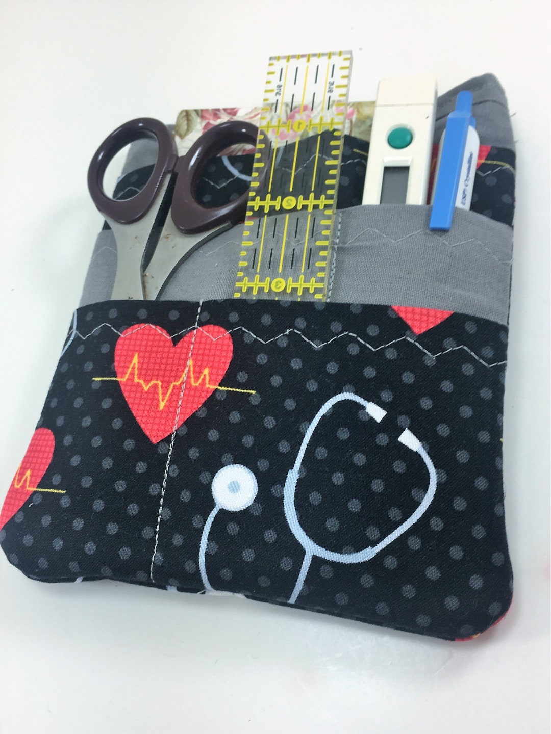 Nurse Scrubs Pocket Organizer, Purse Organizer, Lab Coat Pocket