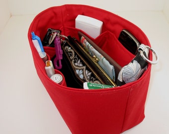 Purse Organizer Insert - Fits LV Speedy 25 - Inside Pockets only - Choose your fabric and color