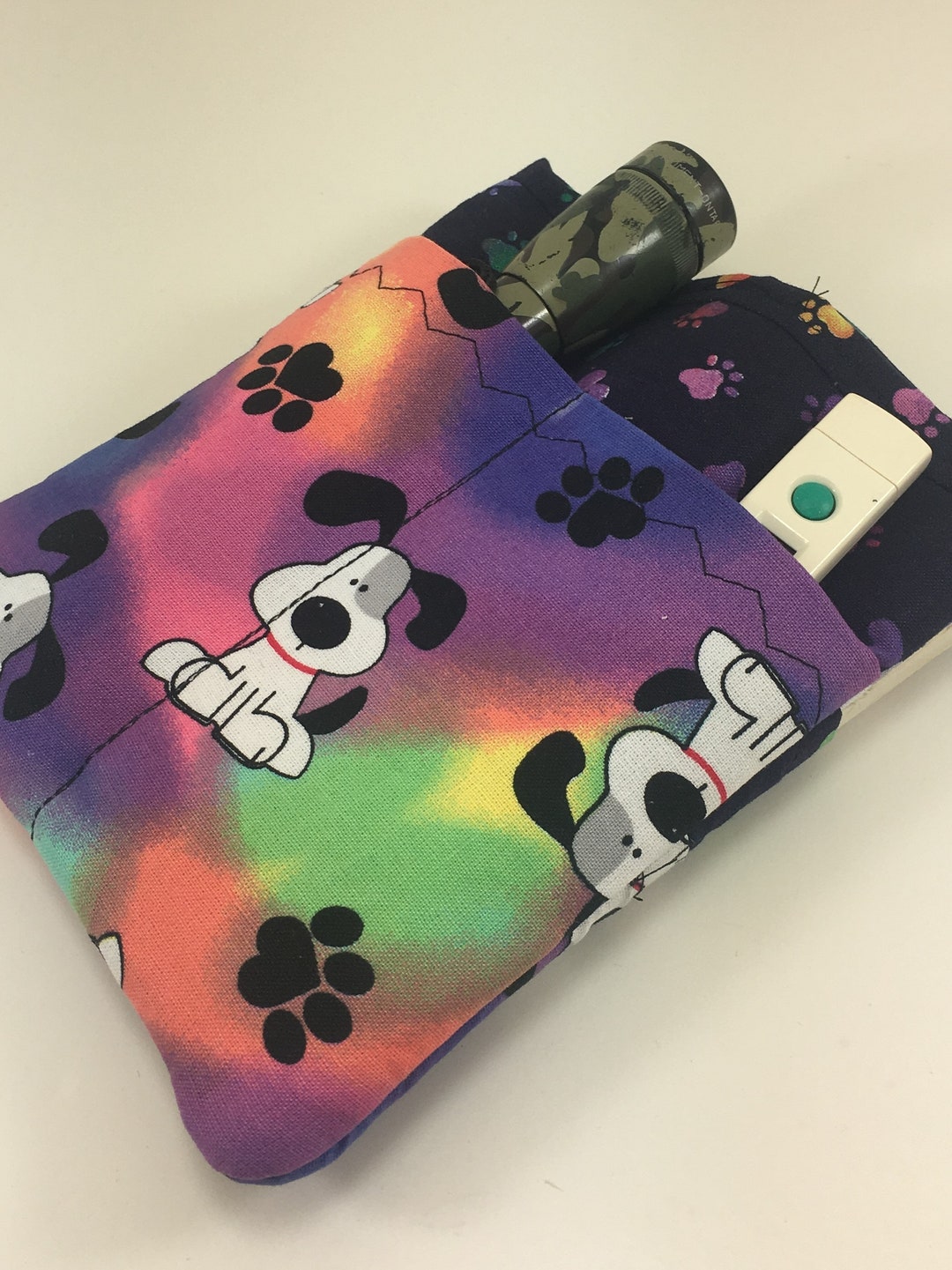 Nurse Pocket Organizer, Lab Coat Pocket Organizer Dog and Paws Print