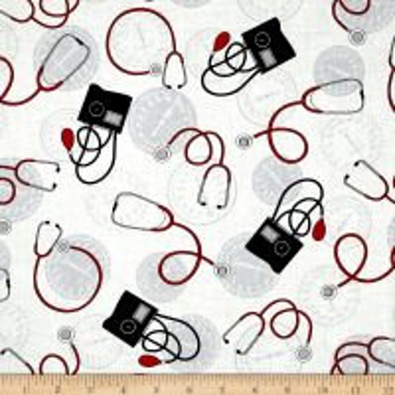 Medical Pocket Organizer - Nurse Scrubs Pocket Case - Two Sizes to choose from - Heartbeat fabric image 6