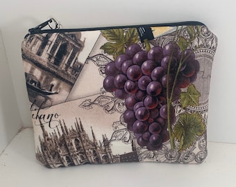 Zipper Pouch - Italian Theme- Goesinta Bag