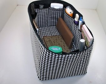 Purse Organizer Insert: Wide Interior Pockets - Fits Neverfull MM