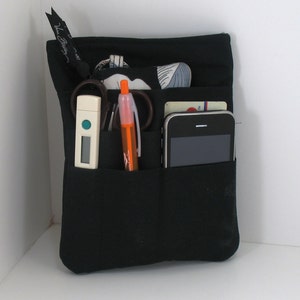 Nurse organizer, purse organizer, lab coat pocket organizer, travel organizer New design- Made to order- Solid Color