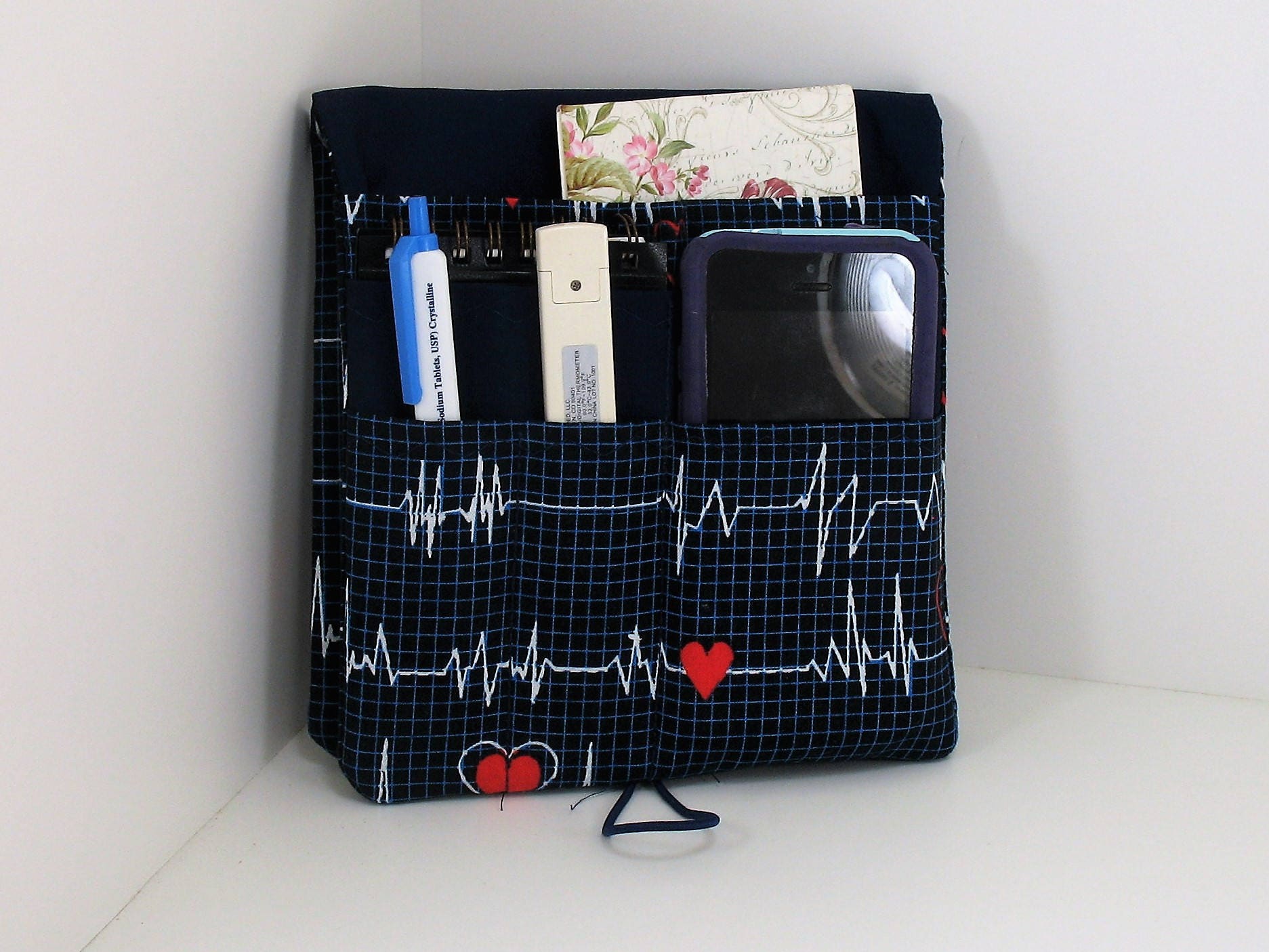 Medical Pocket Organizer Nurse Scrubs Pocket Case Two Etsy