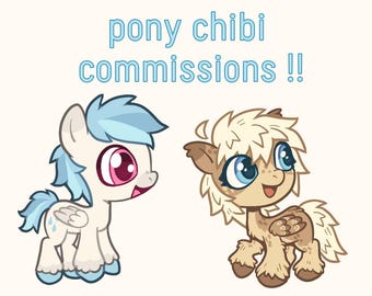 commissioni di pony chibi!