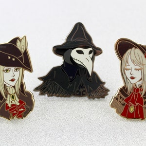 Bloodborne Enamel Pins