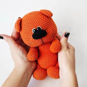 CROCHET PATTERN Ginger cat 18 cm / Amigurumi tutorial PDF file
