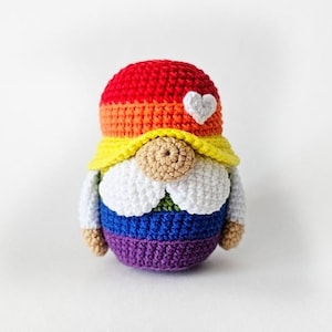CROCHET PATTERN Gnome / Amigurumi tutorial PDF file