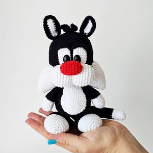 CROCHET PATTERN Ginger cat 16 cm / Amigurumi tutorial PDF file