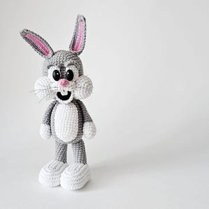 CROCHET PATTERN Bunny 21 cm / Amigurumi tutorial PDF file