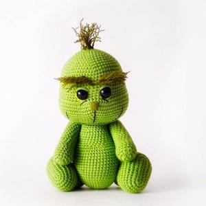 CROCHET PATTERN Green Elf 18 cm / Amigurumi tutorial PDF file