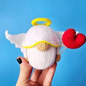CROCHET PATTERN Gnome Angel / Amigurumi tutorial PDF file