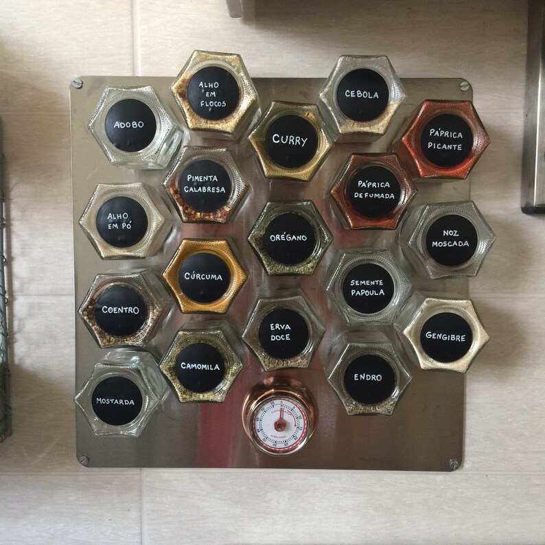 Gneiss Spice Magnetic Spice Jars (24-Jar Set) - Thumbnail 3