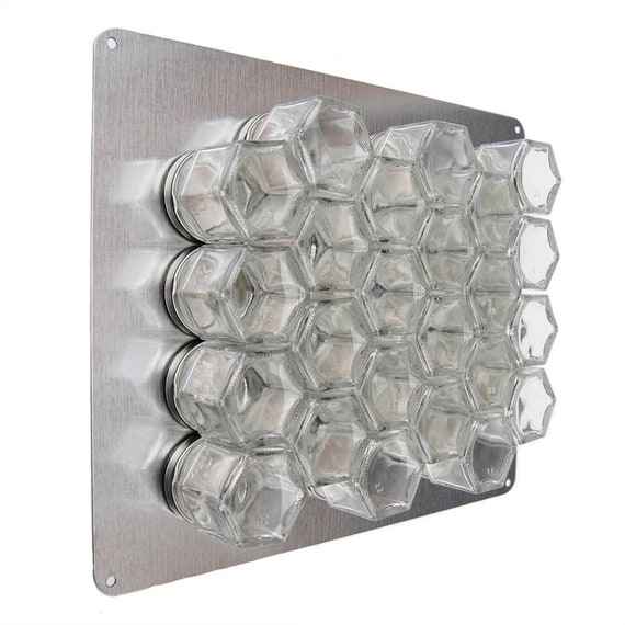 Magnetic wall spice rack hotsell
