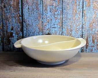 Boonton divided serving bowl - Light Brown