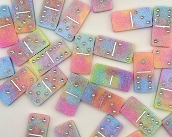 Handmade Resin Dominoes Set
