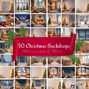 Christmas Digital Backdrop, Christmas Background, Festive Holiday Background, Christmas Background Bundle, Photoshop Digital Background