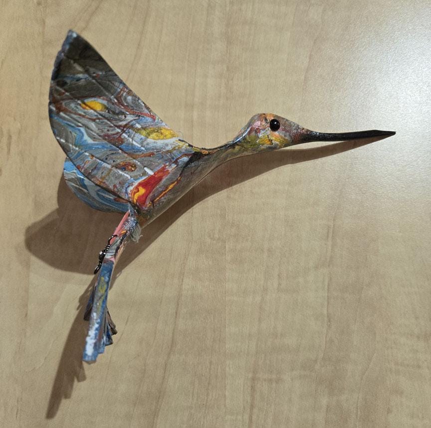 Flying Hummingbird - PVC - Etsy