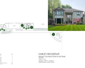 Landscape Design Front Yard Planting Plan