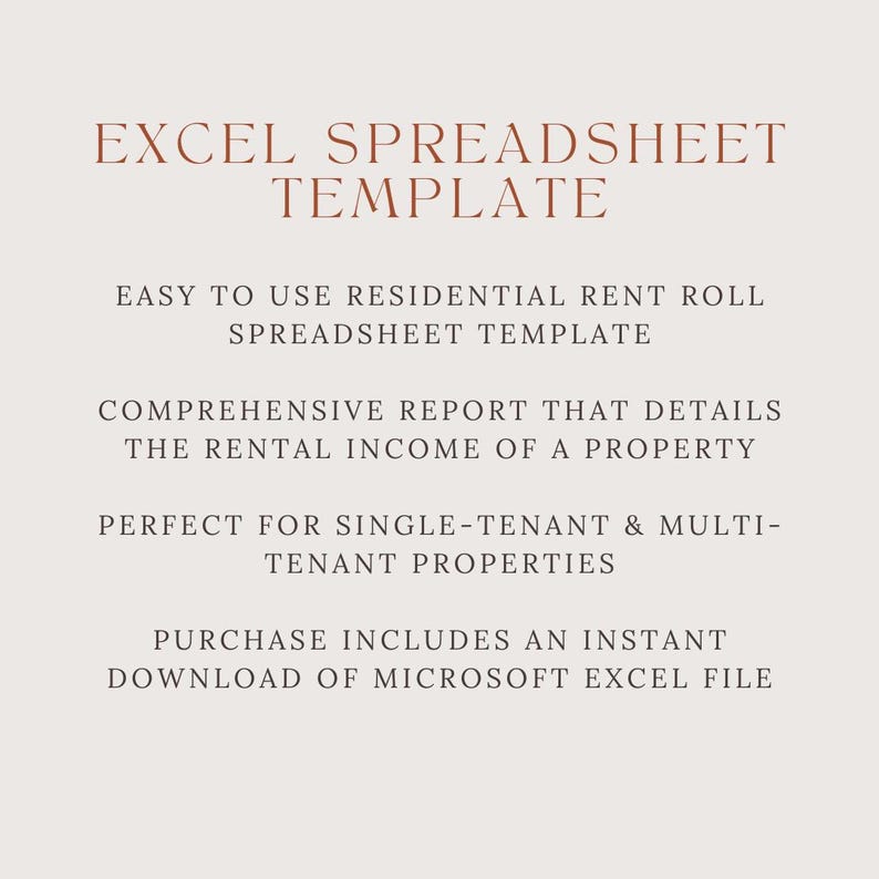 Residential Rent Roll Example Rent Roll,tenant Roster,property Summary,real Estate,tenant Tracker ...