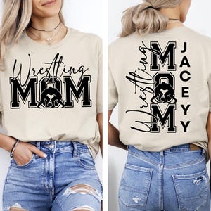 Wrestling Mom Shirt, Wrestling Moms, Wrestling Mama Tee, Wrestling Sweatshirt,Mom&#39;s Sweatshirt, My heart is On That Mat Hoodie, Gift for Mom