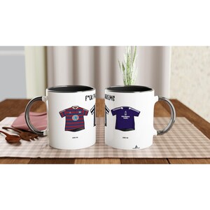 Newcastle United Mug | Football Kits Through The Ages | Funny Gift image 2