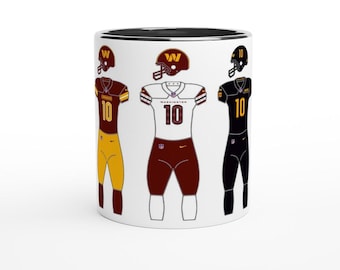 Washington Commanders Mug | Artistic NFL Gift | American Football Fan