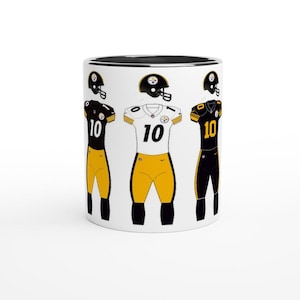 Kubek Pittsburgh Steelers | Artystyczny prezent NFL | Fan futbolu amerykańskiego