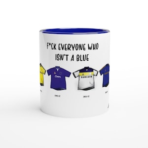 Chelsea Mug | Football Kits Through The Ages | Funny Gift