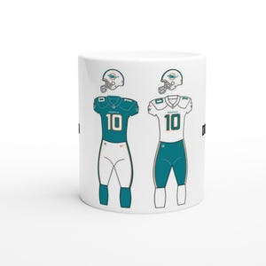 Miami Dolphins Mug | Artistic NFL Gift | American Football Fan