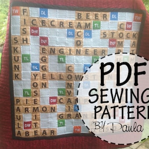 Scrabble Quilt Pattern