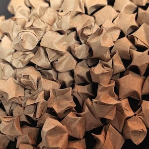 100 estrellas de papel para sustrato/cubrecama de hámster