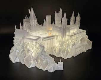 Large 15" Wizard School Castle - Ready to Paint!