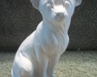 Chihuahua Dog  in Ceramic Bisque Ready to Be Painted Chihuahuas