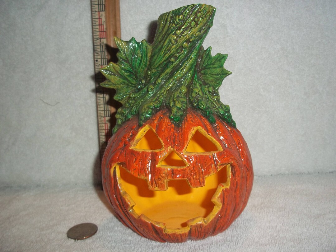 Pumpkin Chiminea Jack O Lantern Halloween Decoration Made of Etsy