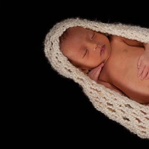 Cocoon Newborn Baby Lacy Cocoon Photo Prop Cacoon Newborn Nest Bowl Neutral Newborn Baby Cacoon Pea Pod Cocoon LATTICE Pod Egg READY To Ship image 6