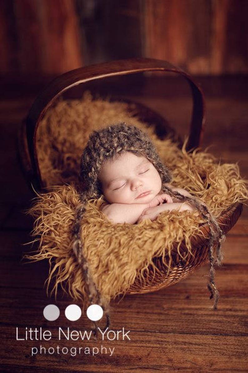 Pearls Bonnet Ready Ship Newborn Girl Photo Prop Hand Knit Hat Baby Shower Gift Coming Home Cap Knitted Infant Photography Outfit Christmas image 3