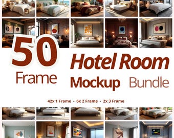 vertical frame mockup,50 Hotel Room Frames Mockup PSD Bundle Set,Hotel Room Frame Mockup Bundle,PSD Frames Bundle,horizontal frame mockup