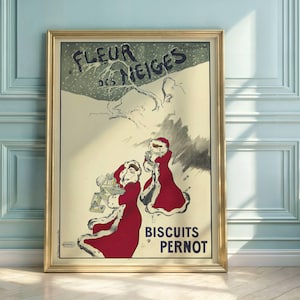 Leonetto Cappiello Vintage French Biscuit Poster: Art Nouveau Advertising Print