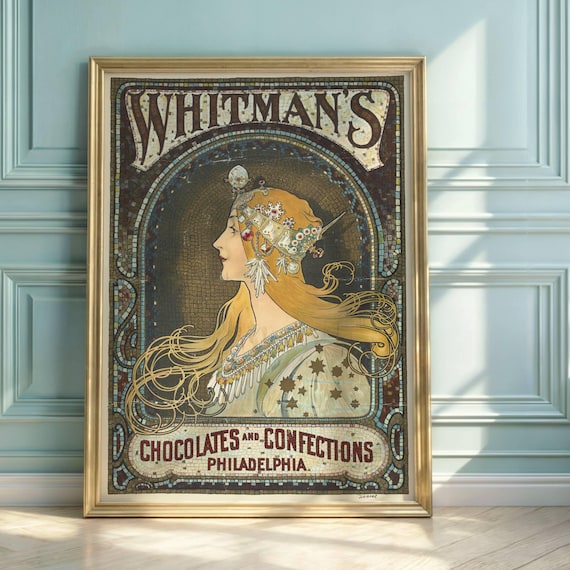 人気，SALE ミュシャ 百合の聖母 財団監修 大型版画 本格キャンバス摺 絵画