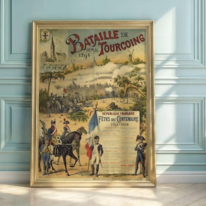 Battle of Tourcoing Print: French Revolutionary War Art