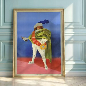 Cappiello Vintage Liquor Poster: 1907 French Advertising Art Print