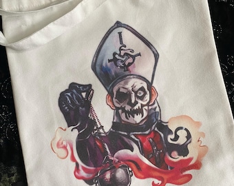 Torba Spooky Doom Pope Band Tote Bag Papa Primo