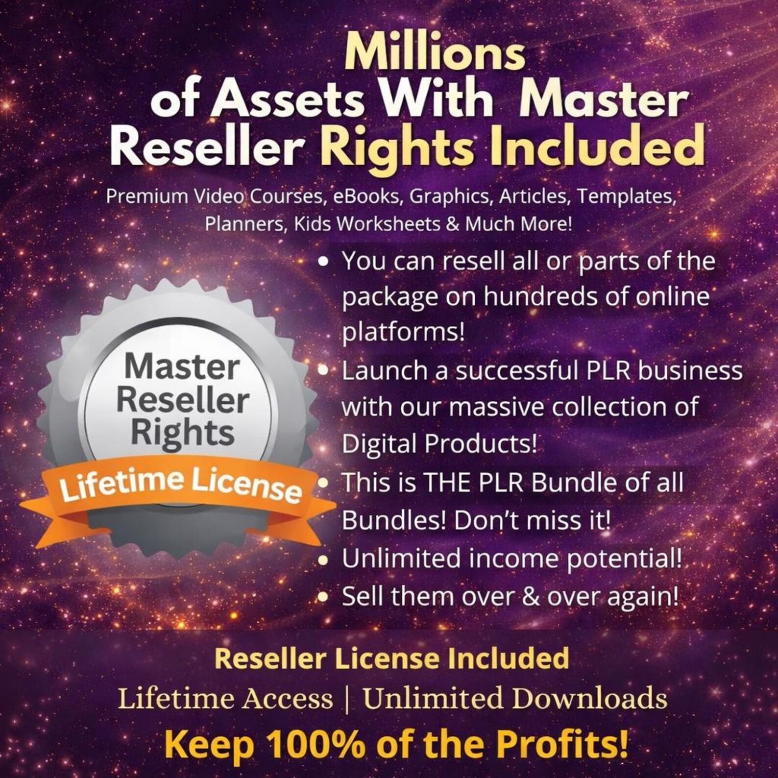 50 Million+ MRR PLR Digital Products Bundle | Canva Templates, Ebooks ...