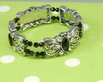 Silver Plated Swarovski Crystal Bracelet